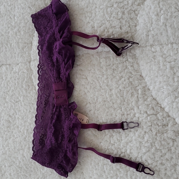 Victoria's Secret Purple/Fushia Garter Belt Bundle - Picture 13 of 17